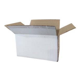 caja carton blanca