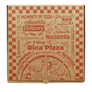 Caja pizza 32 con diseño genérico