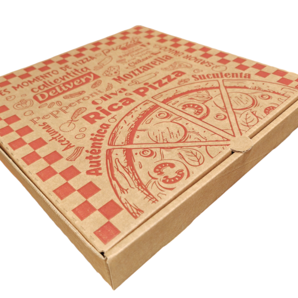 Caja pizza con diseño genérico