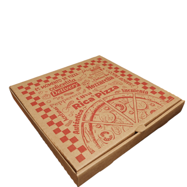 Caja pizza con diseño genérico