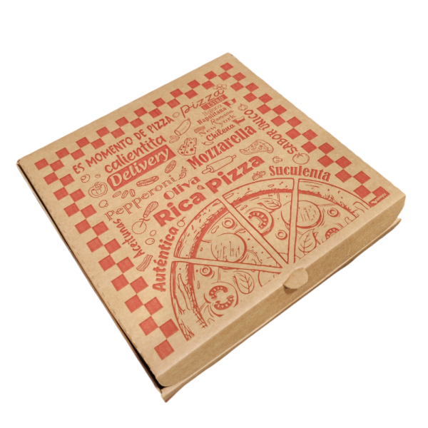 Caja pizza con diseño genérico